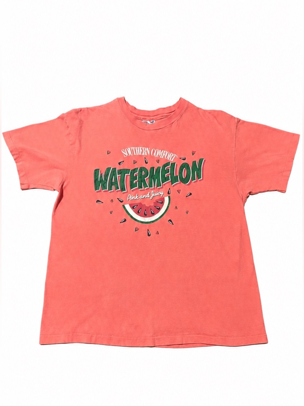 Vintage Hanes 90’s Southern Comfort Watermelon Fruit Summer Liquor T-Shirt